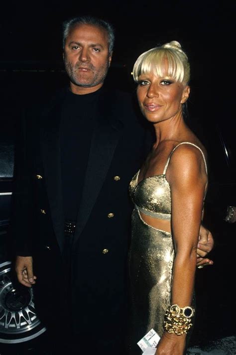 donatella versace through the years|donatella versace young photos.